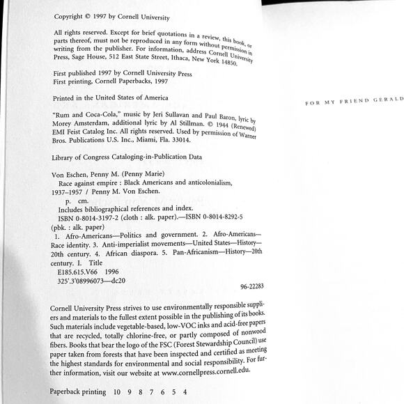 Race Against Empire: Black Americans and Anticolonialism, 1937–1957 - Picture 5 of 8